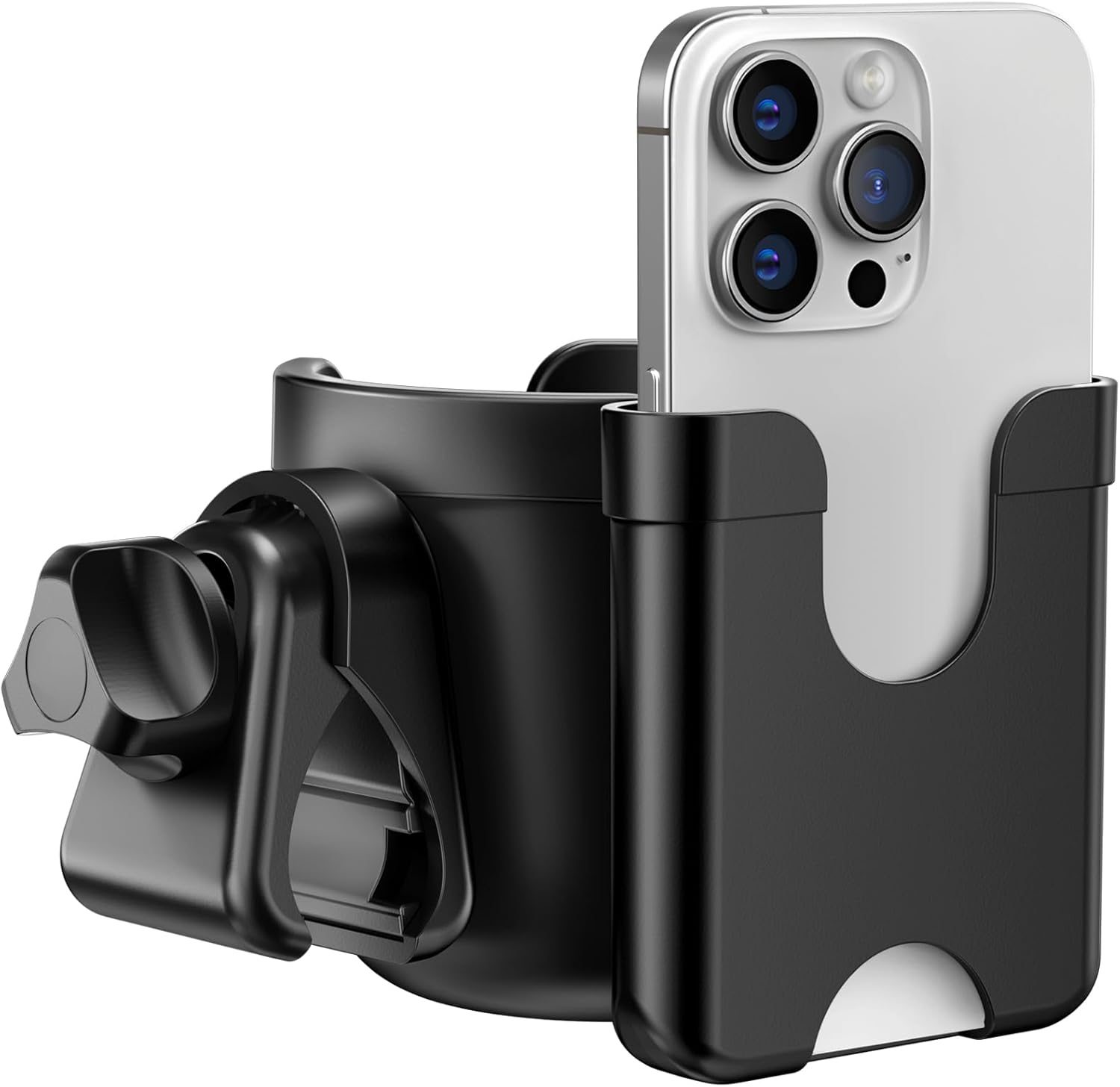Stroller Cup Holder with Phone Holder