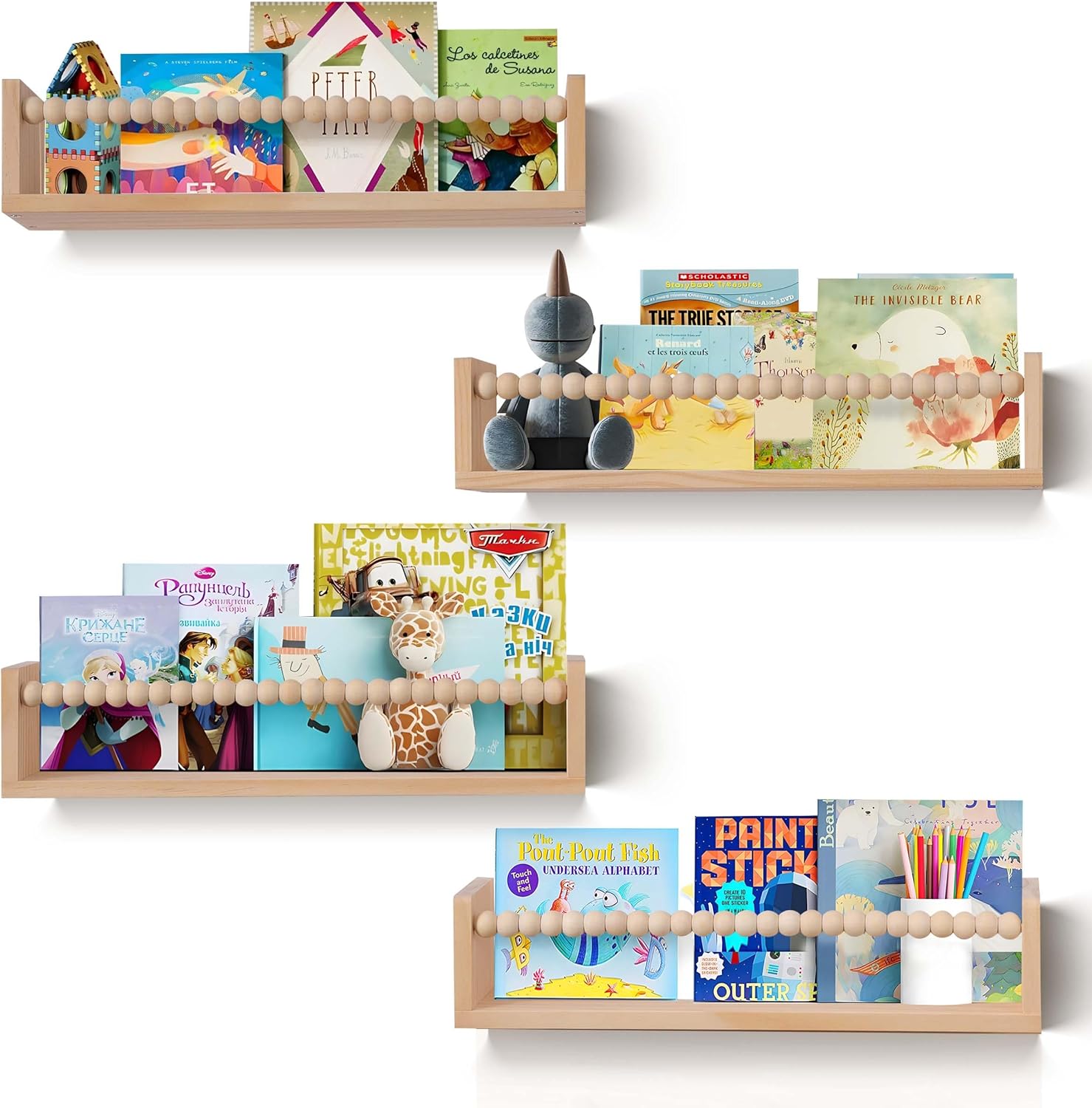 Nursery Wall Bookshelves