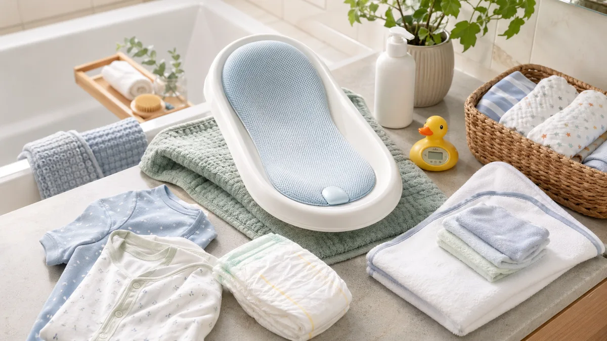 Newborn Bath Time Without the Drama