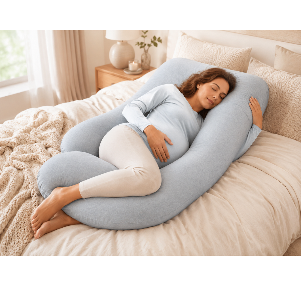 Can’t Get Comfortable While Pregnant? What a U-Shaped Pillow Actually Changes