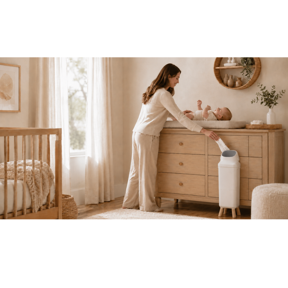 Tired of Diaper Odors? How the Triple-Seal Diaper Pail Helps Keep the Nursery Fresher