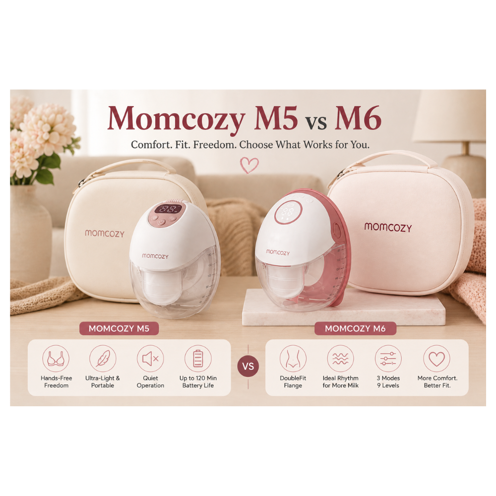 Momcozy M5 vs M6: Which Wearable Pump Fits Your Routine?